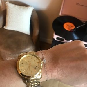 Dainty/Minimalist Silver/CZ bracelet